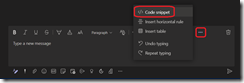 Chat formatting